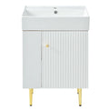 21.6 Inch White Bathroom Vanity, Unavailable Platforms- SHEIN Corporation, Temu