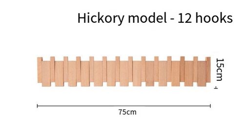 Simplicity Piano Key Wall Coat Rack (One Piece)